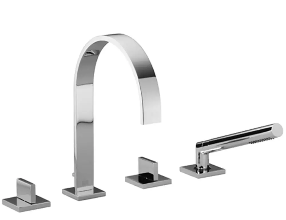 Dornbracht-MEM-Wannen-Vierlochbatterie-Ausladung 220mm-Dark Chrome, 27532782-19 Galeriebild 1